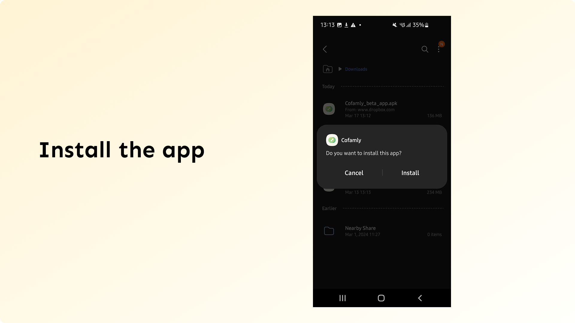 Install the App