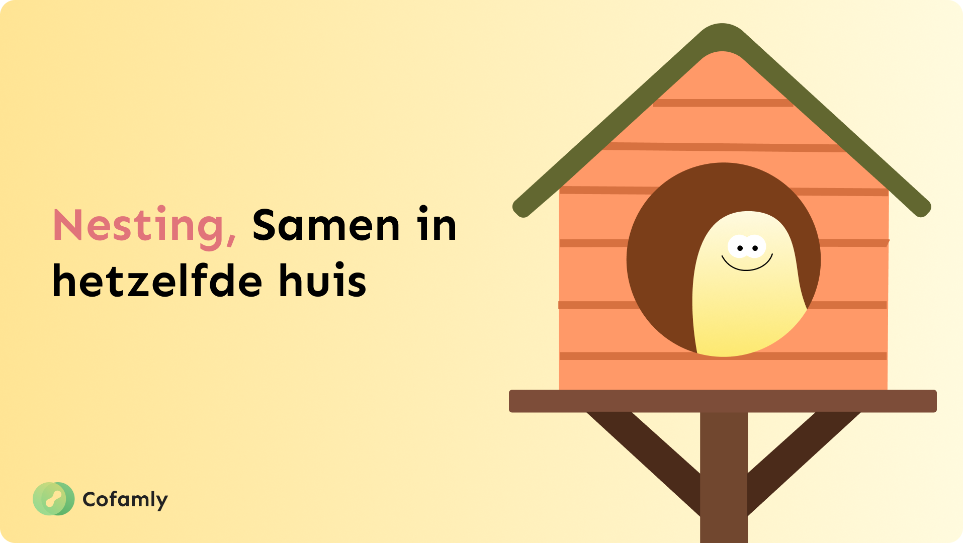 Nesting: samen in hetzelfde huis na een scheiding – werkt dat?